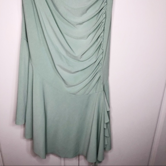 Bsharp Strapless Women Green Design Small Dress - Picture 3 of 7